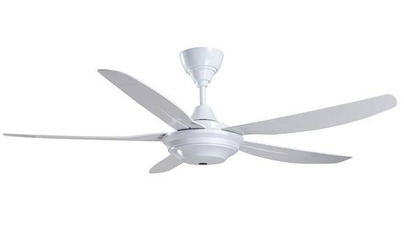 Sharp 56" Wafu 5 Blade Ceiling Fan with Remote [PJC-116WH] - Click Image to Close